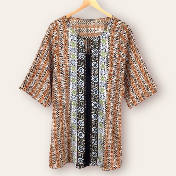 WEST KEI TUNIC TOP BLOUSE - Picture 1 of 15